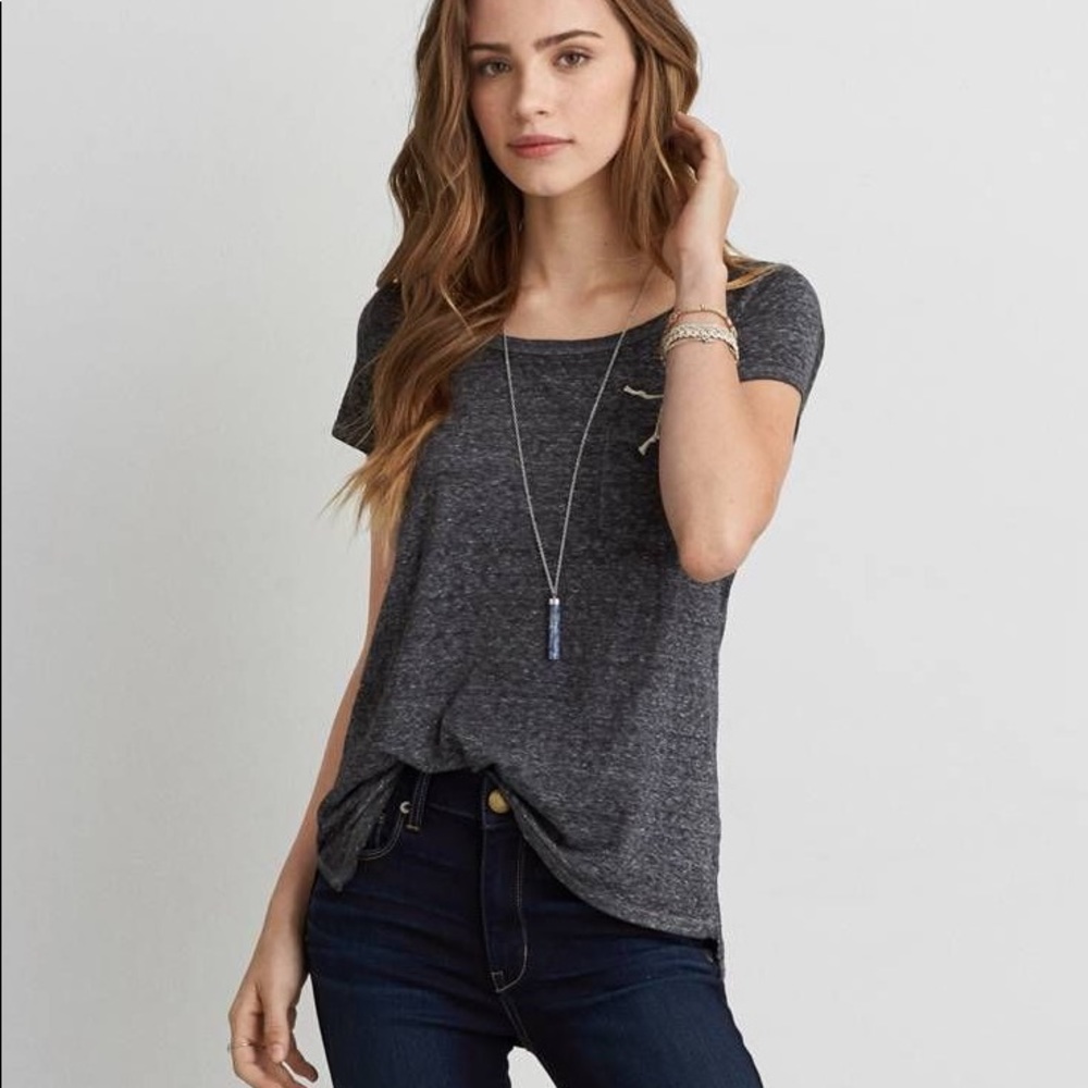 American Eagle Bar Back Tee - Picture 2 of 5